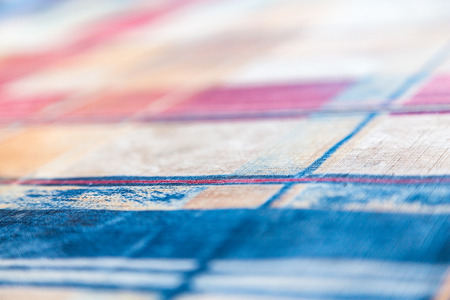 Multicolored textured background. Abstract pattern on fabric or paper.の写真素材