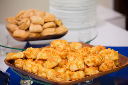 Sweet pastries on the Banquet table. Catering service.の写真素材