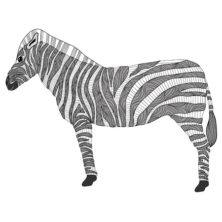 Cute pattern zebra         のイラスト素材