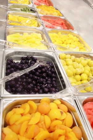 buffet of fruits の写真素材