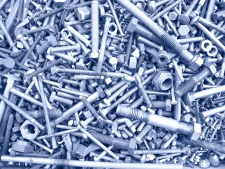 nut bold screws の写真素材
