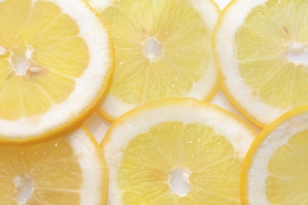 Slices of lemonの写真素材