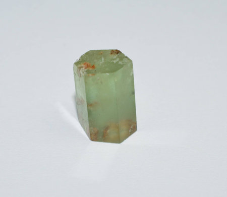 Aquamarine polished gemstoneの写真素材