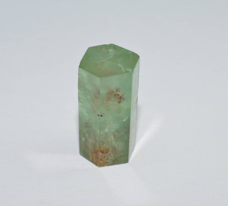 Aquamarine polished gemstoneの写真素材