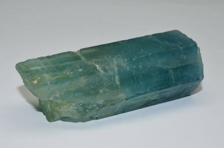 Aquamarine gem crystal madagascarの写真素材