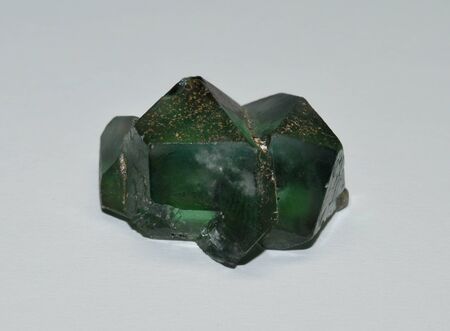 Fluorite gemstone crystal