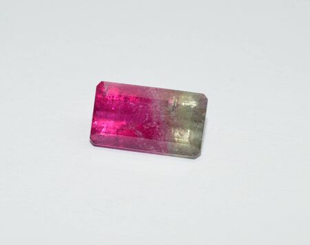 Tourmaline gemstone facetedの写真素材