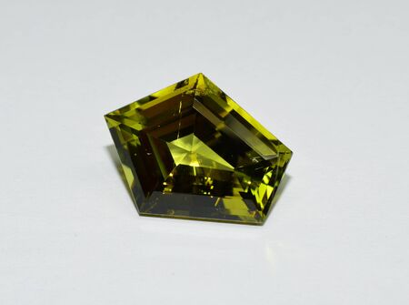 Yellow Tourmaline Gemstone Faceted