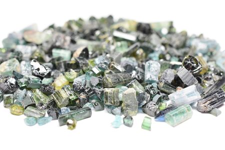 Tourmaline gemstones rawの写真素材