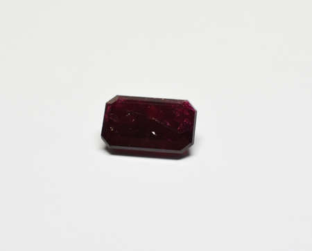 ruby gemstone faceted