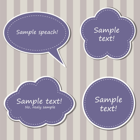 Vintage set of framesのイラスト素材