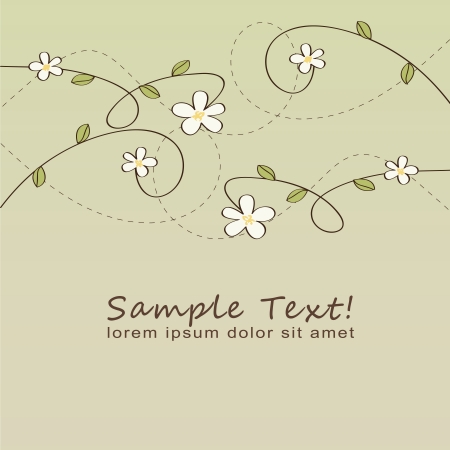 Nice illustration floral backgroundのイラスト素材