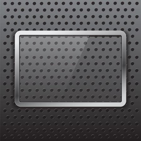 glass with metal frameのイラスト素材