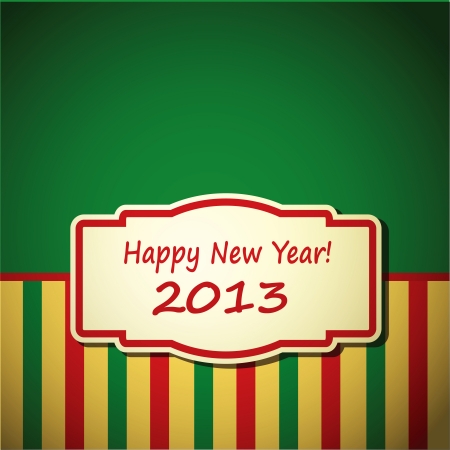 New year background with vintage frameのイラスト素材