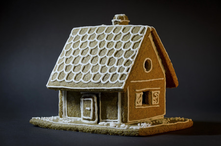 gingerbread houseの写真素材