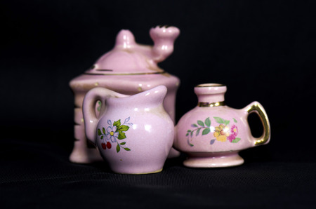 mini ceramic decorationの写真素材