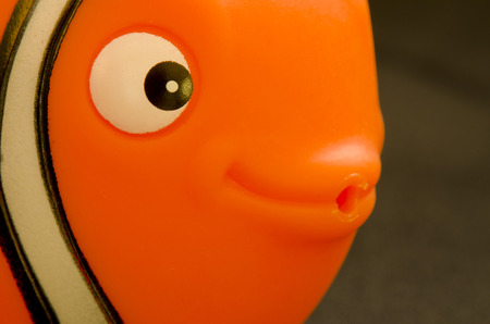 plastic clown fishの写真素材