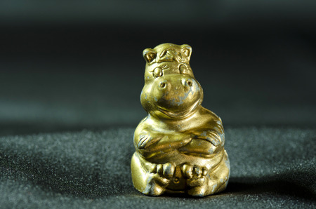 gilded hippoの写真素材