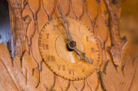 wood cuckoo clocksの写真素材