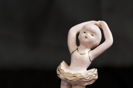 ceramic ballerinaの写真素材