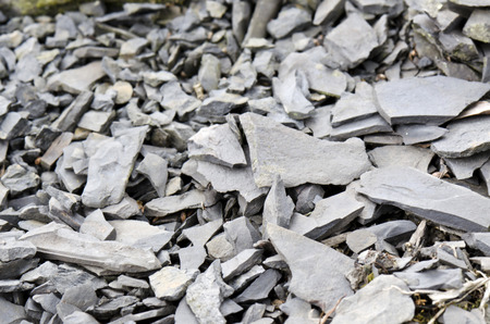 slate piecesの写真素材
