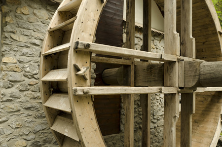 mill water wheel wood