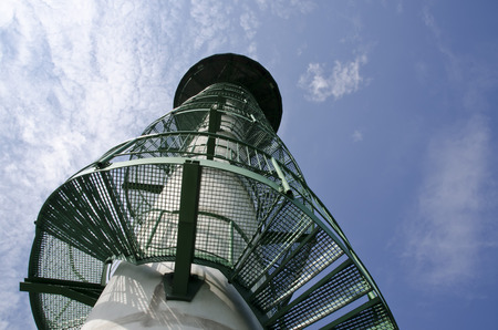 spiral staircase look lookout Upの写真素材