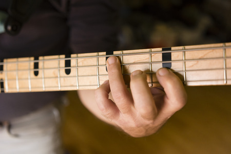 a play on the electric guitar