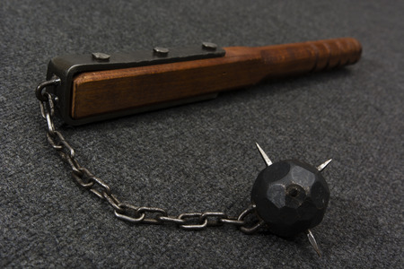 Morningstar with a ball with spikes