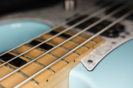 view of the guitar neck with Barells