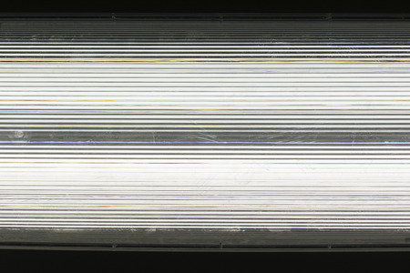 Detailed view of the fluorescent lamp cover.の写真素材