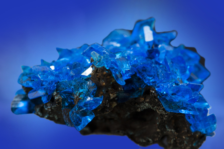 Blue Crystal Shiny Crystals.の写真素材