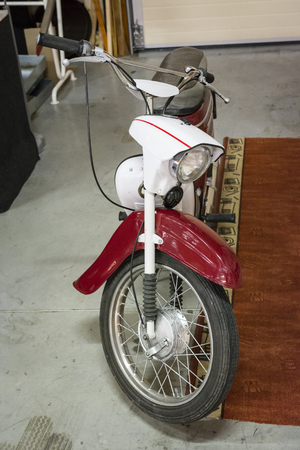 Old motorcycle veteran.の写真素材