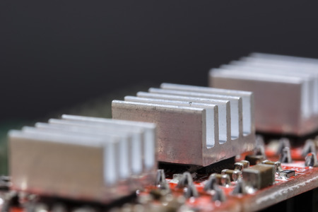 Cooling on printed circuit board.の写真素材