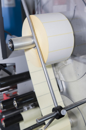 The role of stickers white.の写真素材