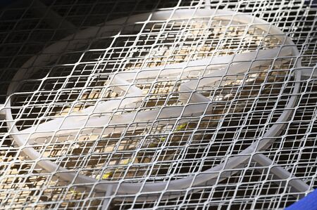 Structure of a metal part electric for killing insects.の写真素材