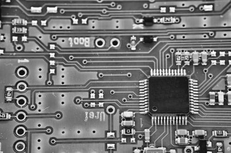 Printed circuit processor in detail.