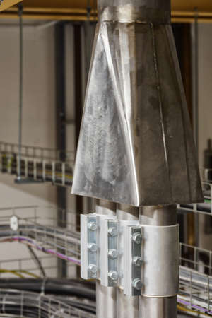 Drainage of stainless steel pipes to a common drain.