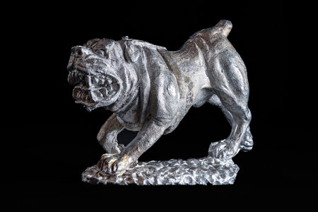 A tin dog from a fighting RPG game.の写真素材