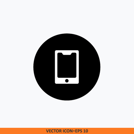 Phone icon vector. Phone symbol for your website design, logo, app, UI.のイラスト素材