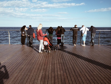 Pier by the seaの素材
