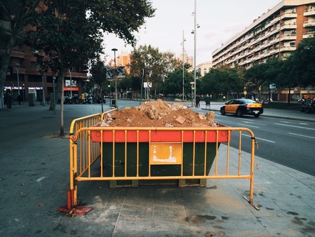 Under construction. Barcelonaの素材