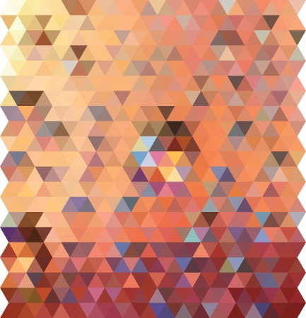 Bright retro background with colored triangles. のイラスト素材