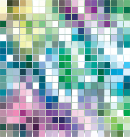 illustration of the colored mosaic squaresのイラスト素材