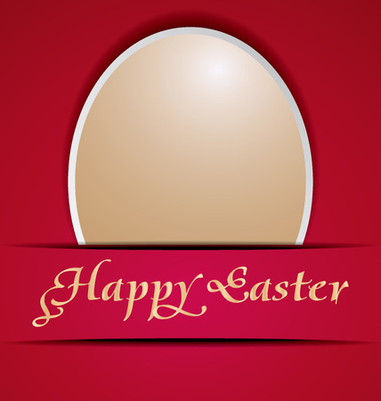 Decorate with Easter egg with space for textのイラスト素材