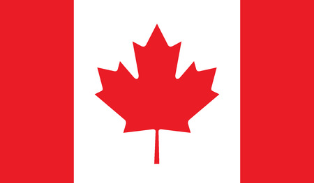 Canada flag vector illustration. created EPS 10のイラスト素材