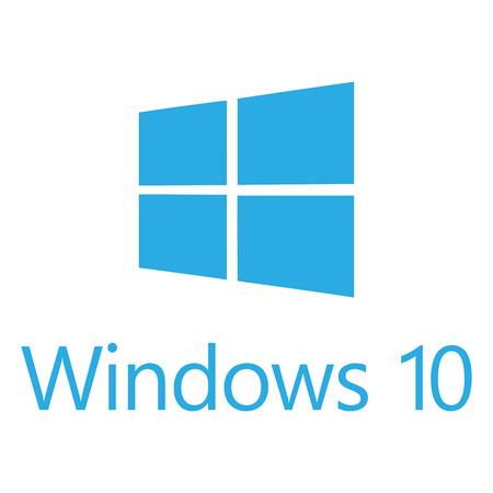 Logo of the new OS Windows 10 by company Microsoft