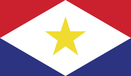 Saba flag vector illustration. created EPS 10のイラスト素材