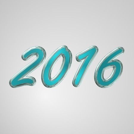 3d text for business and website design. With central word 2016