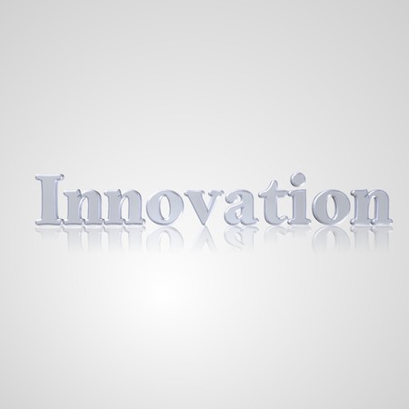 3d text for business and website design. With central word Innovationの写真素材